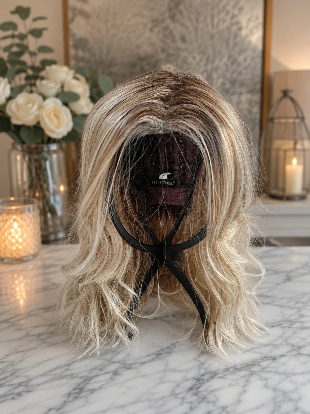 Belle Tress Nottingham Milkshake Blonde-R Pre-Owned Hair Wig Tags Box